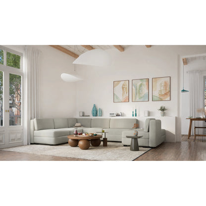Modular Sofa GRACIA - U-shaped 160 x 340 x 230 cm - Beige Grey