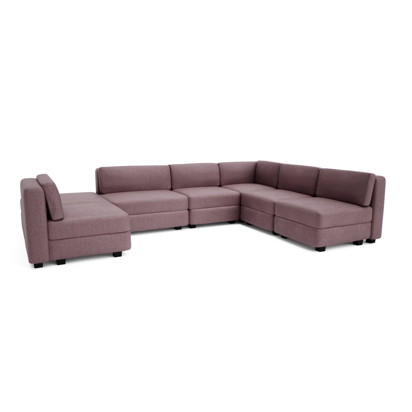 Modular Sofa GRACIA - U-shaped 160 x 340 x 230 cm - Dusty Pink