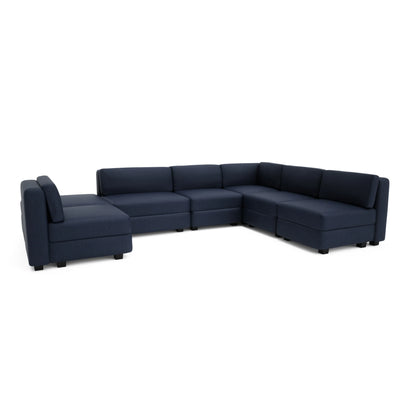 Modular Sofa GRACIA - U-shaped 160 x 340 x 230 cm - Dark Blue