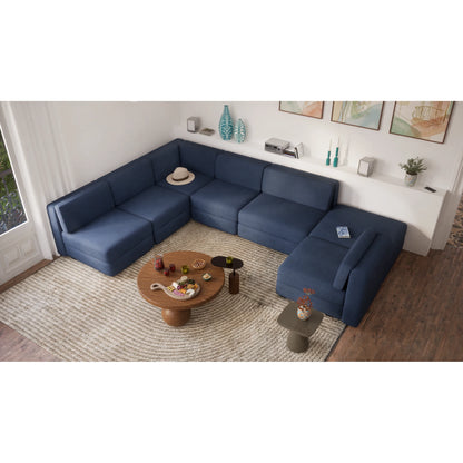 Modular Sofa GRACIA - U-shaped 160 x 340 x 230 cm - Dark Blue