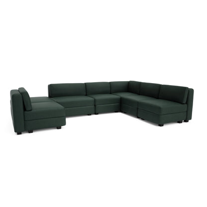 Modular Sofa GRACIA - U-shaped 160 x 340 x 230 cm - Green