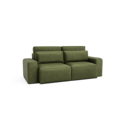 3-Seater Sofa Bed JORDAAN - Khaki