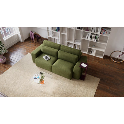 3-Seater Sofa Bed JORDAAN - Khaki