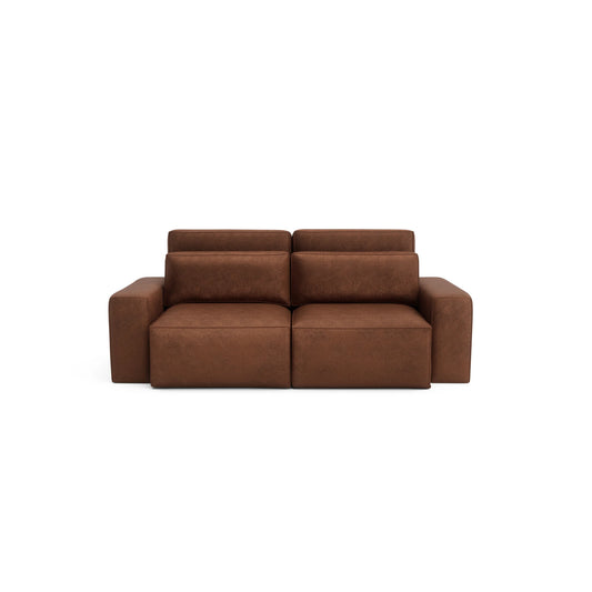 3-Seater Sofa Bed JORDAAN - Brick