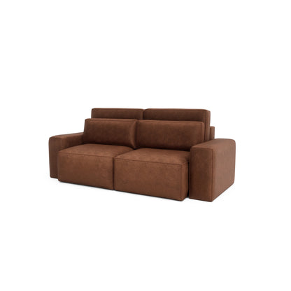 3-Seater Sofa Bed JORDAAN - Brick