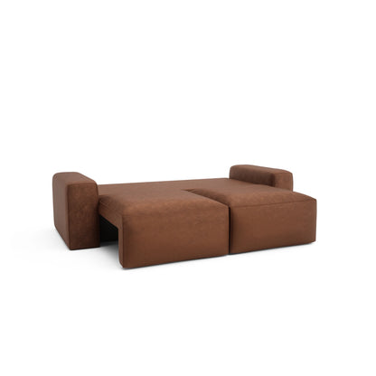 3-Seater Sofa Bed JORDAAN - Brick