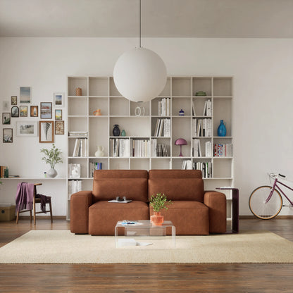 3-Seater Sofa Bed JORDAAN - Brick