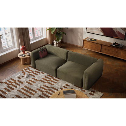 3-Seater Sofa Bed NORREBRO - Green
