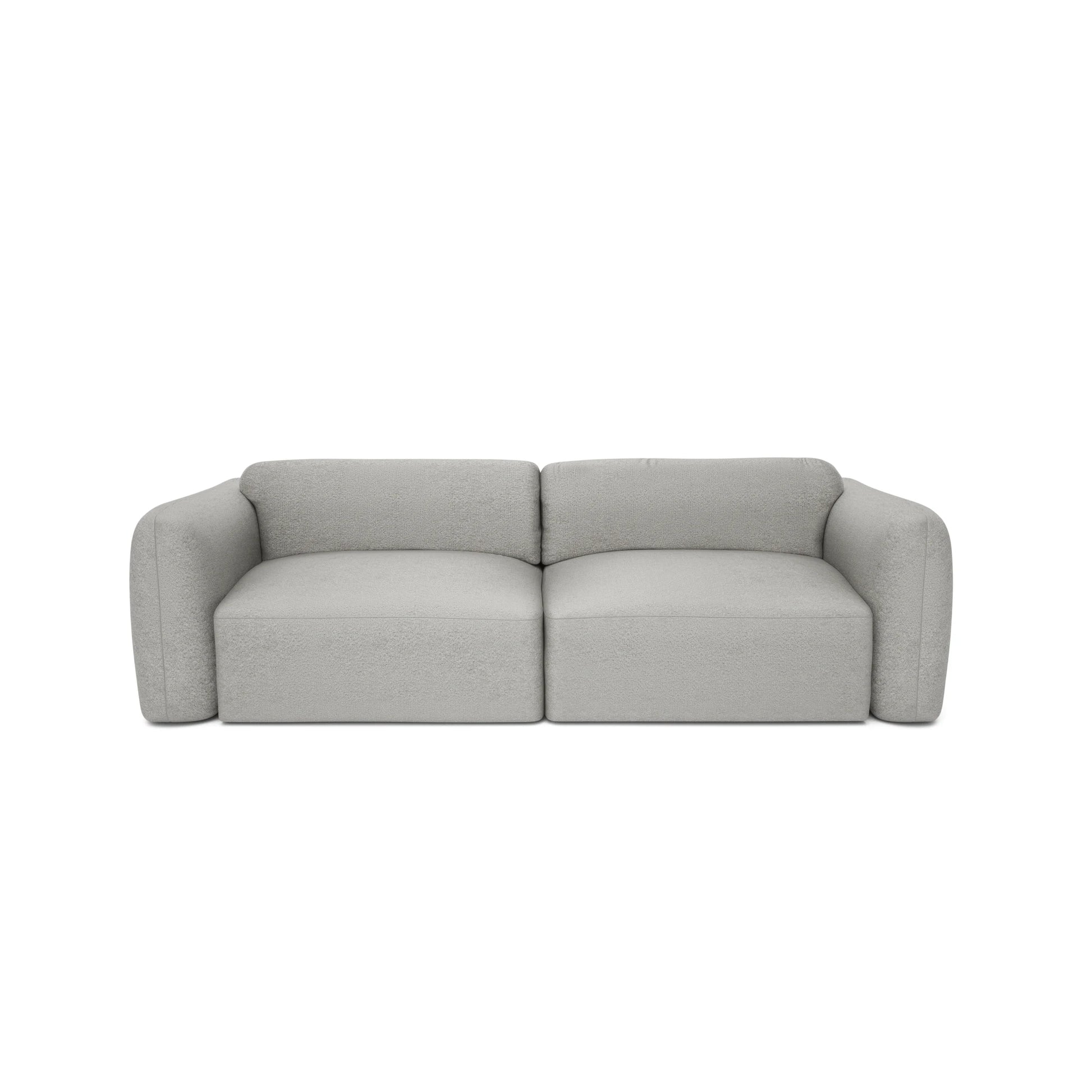 3-Seater Sofa Bed NORREBRO - Silver