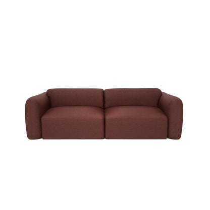 3-Seater Sofa Bed NORREBRO - Burgundy