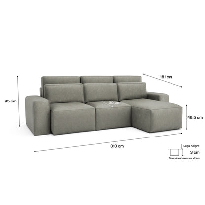Universal Corner Sofa Bed JORDAAN