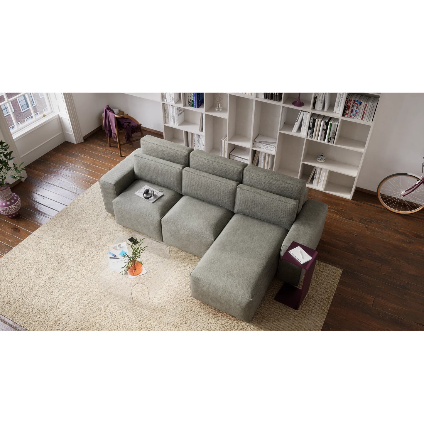 Universal Corner Sofa Bed JORDAAN