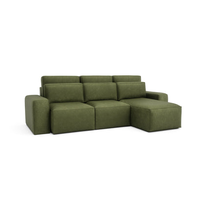 Universal Corner Sofa Bed JORDAAN - Khaki