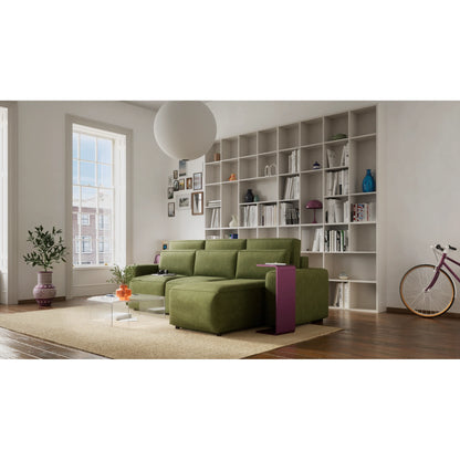 Universal Corner Sofa Bed JORDAAN - Khaki