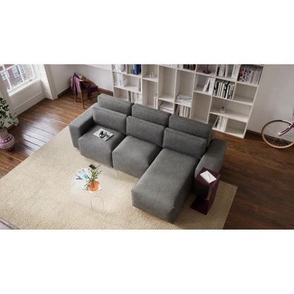 Universal Corner Sofa Bed JORDAAN - Grey