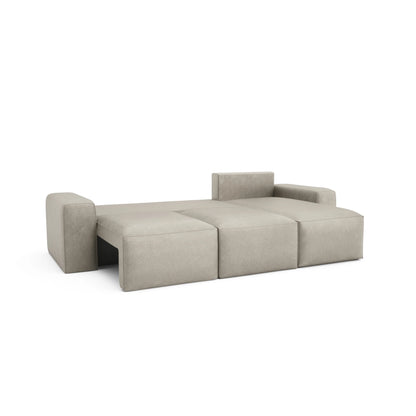 Universal Corner Sofa Bed JORDAAN - Cream