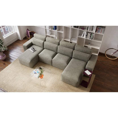 Corner Sofa Bed JORDAAN - U shape