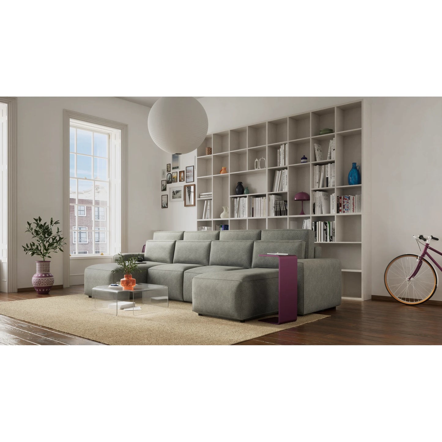 Corner Sofa Bed JORDAAN - U shape