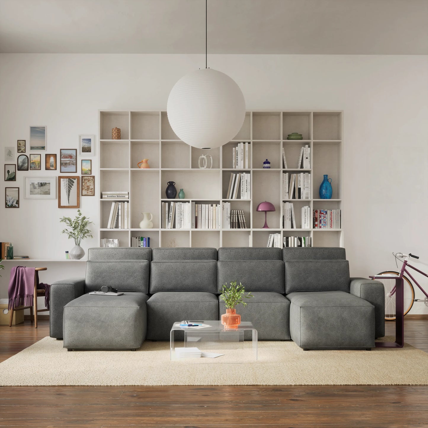 Corner Sofa Bed JORDAAN - U shape