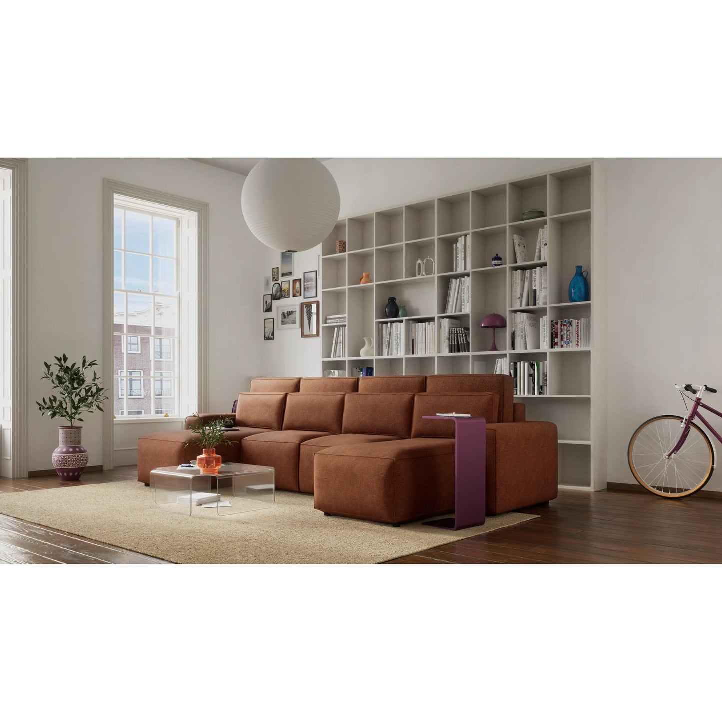 Corner Sofa Bed JORDAAN - U shape