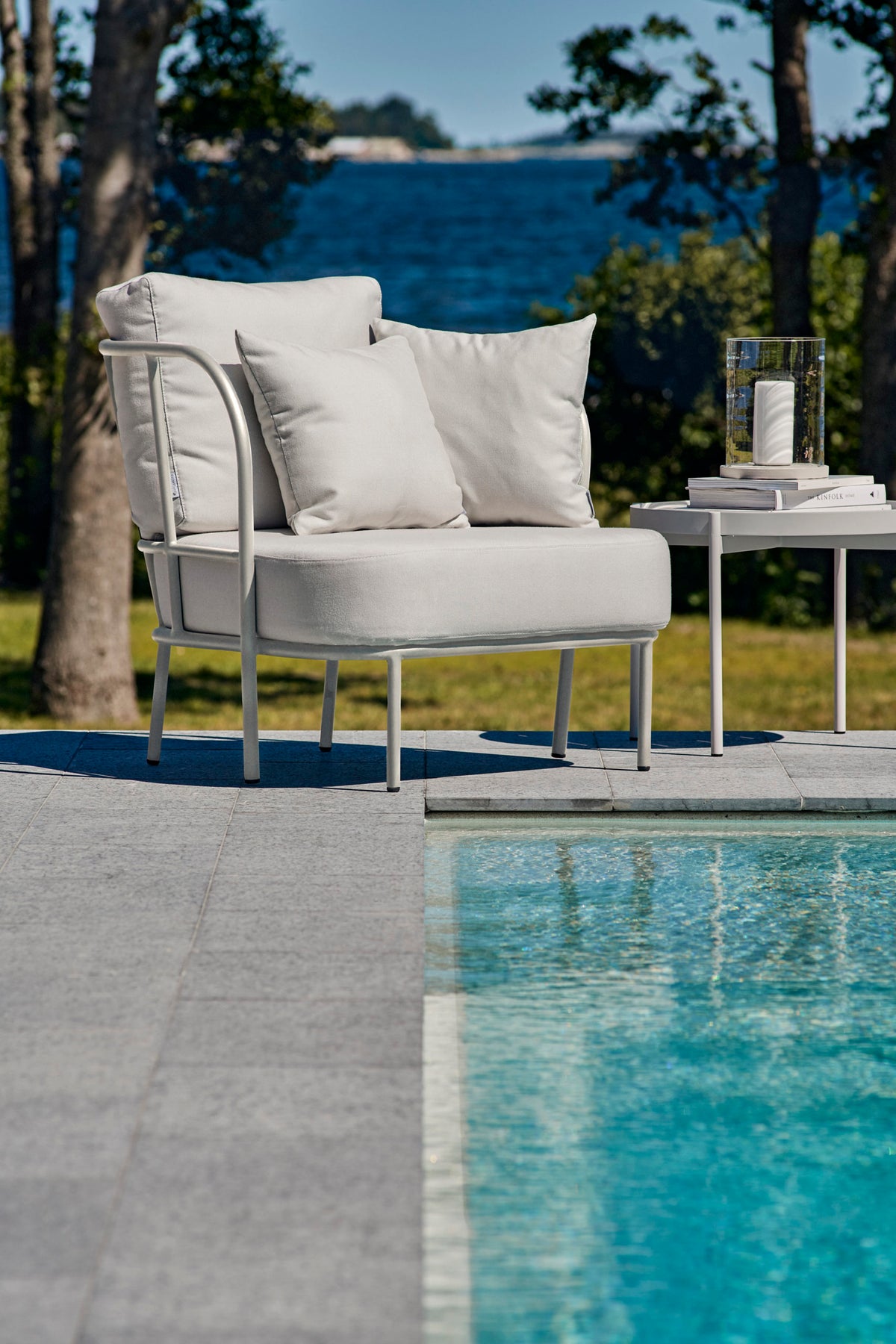 Saltö lounge chairs outdoors