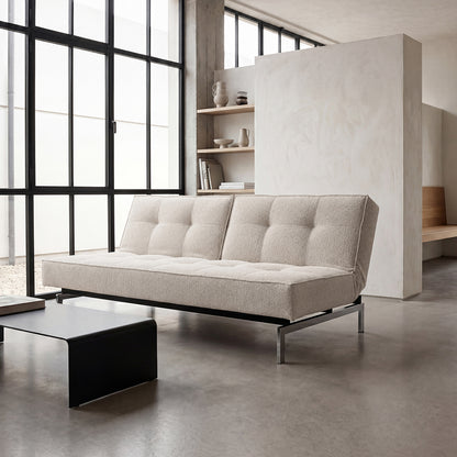 SPLITBACK Sofa Bed Chrome by Innovation Living, interior