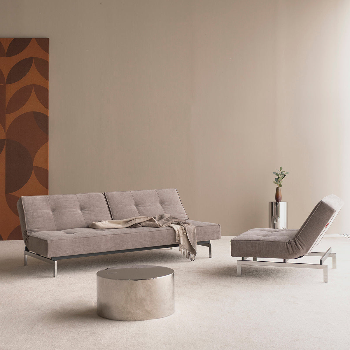 SPLITBACK Chair Chrome by Innovation Living, interior