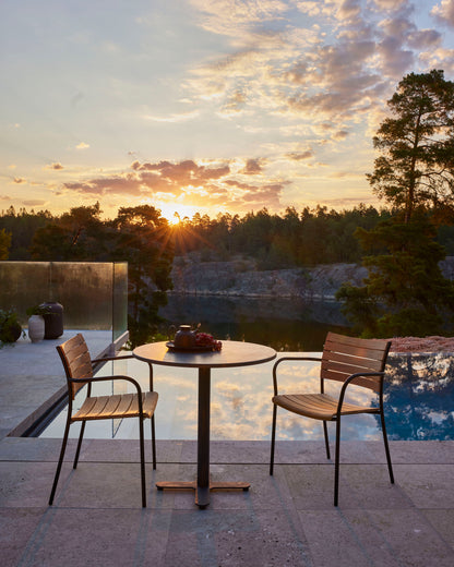 Sundal armchairs at sunset