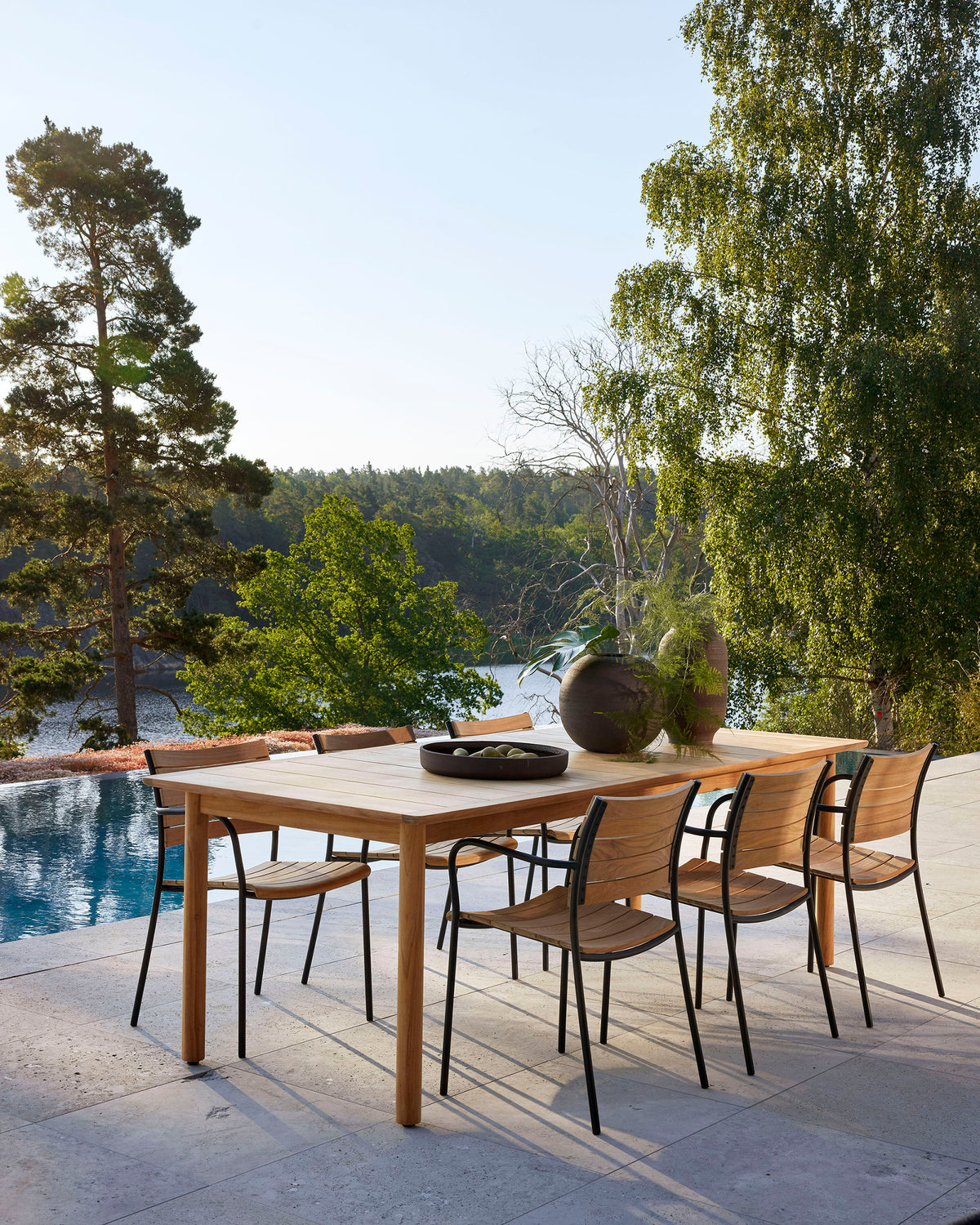 Sundal armchairs by the pool