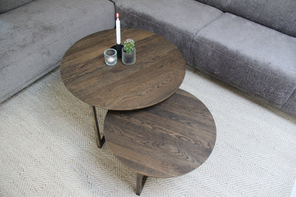 CASØ TIMELESS Coffee Tables Set of 2 Ø75/Ø58CM