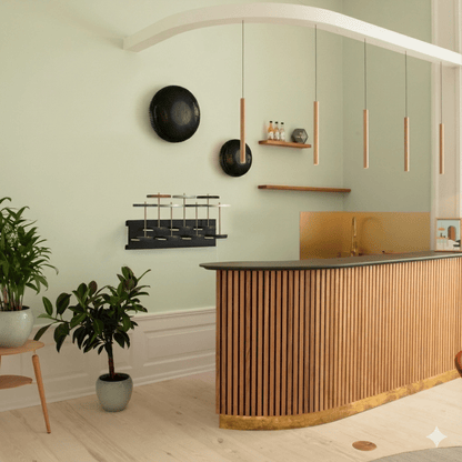 CLAVA UP WOOD Ceiling/Wall Lamp