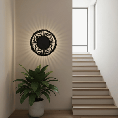CLAVA UP WOOD Ceiling/Wall Lamp