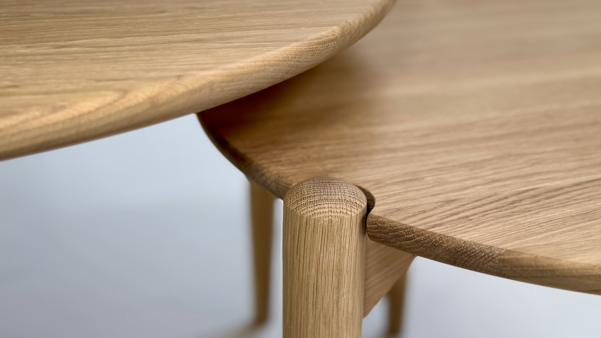 CASØ SPIR Coffee Tables Set of 2 Ø75/Ø55CM