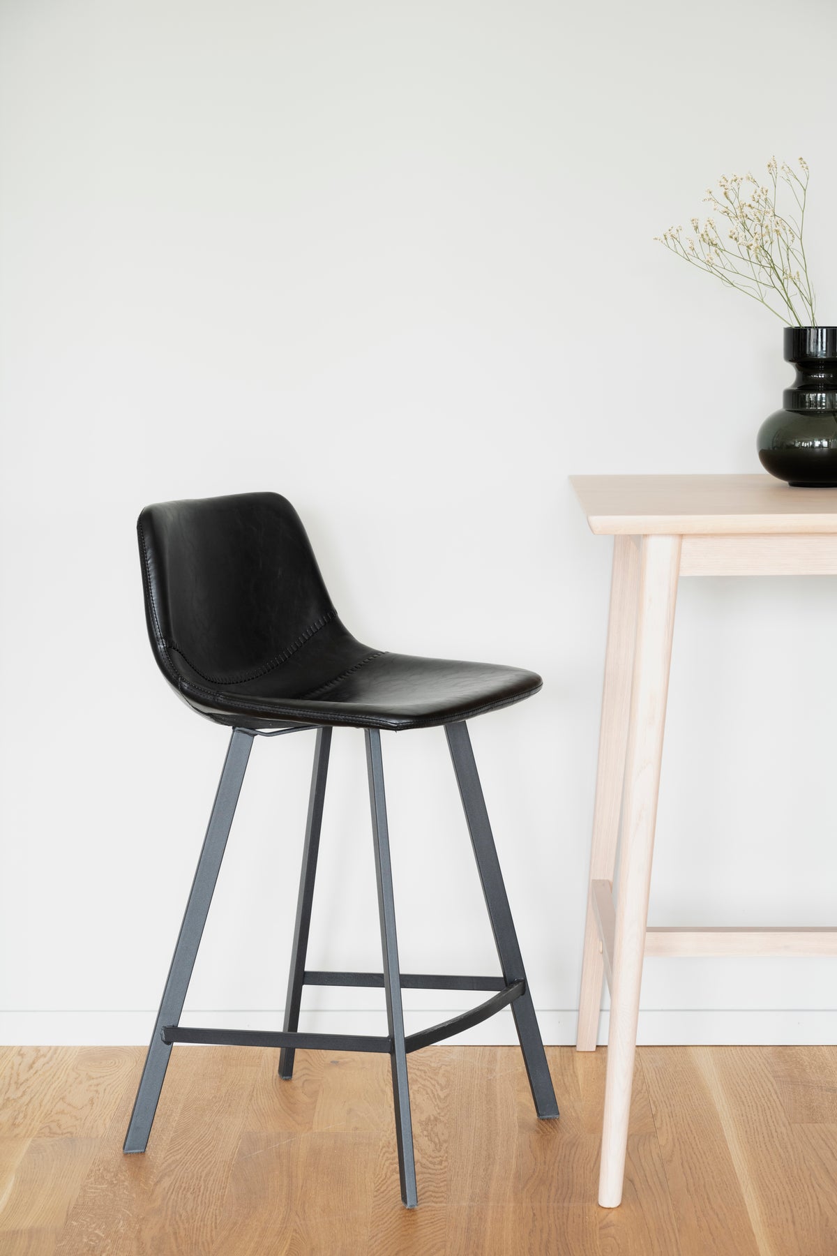 AUBURN Bar Chair, Set of 2 – Black