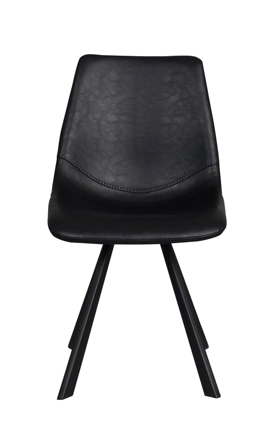 AUBURN Set of 2 Chairs – Black