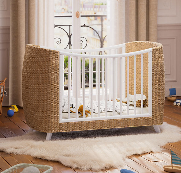 COQUILLAGE Evolutive Bed 70 x 140 - From Crib to Junior Bed