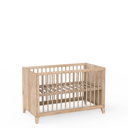 NAÏA BOIS Evolutive Bed 60 x 120 CM - From Crib to Toddler Bed