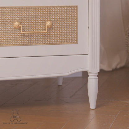HERMIONE Chest of Drawers - Neige