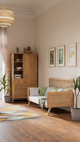 MARELIA BOIS Evolutive Bed 70X140 - From Crib to Junior Bed or Desk