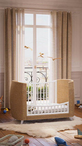 COQUILLAGE Evolutive Bed 60 × 120 cm - From Crib to Toddler Bed