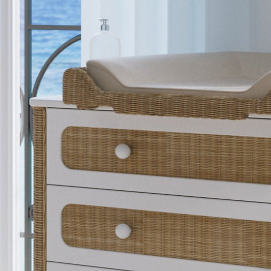 COQUILLAGE Chest of Drawers - Neige