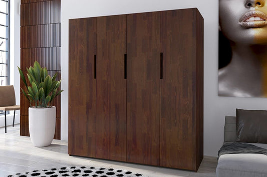 BERGMAN Pine 4 Door Wardrobe