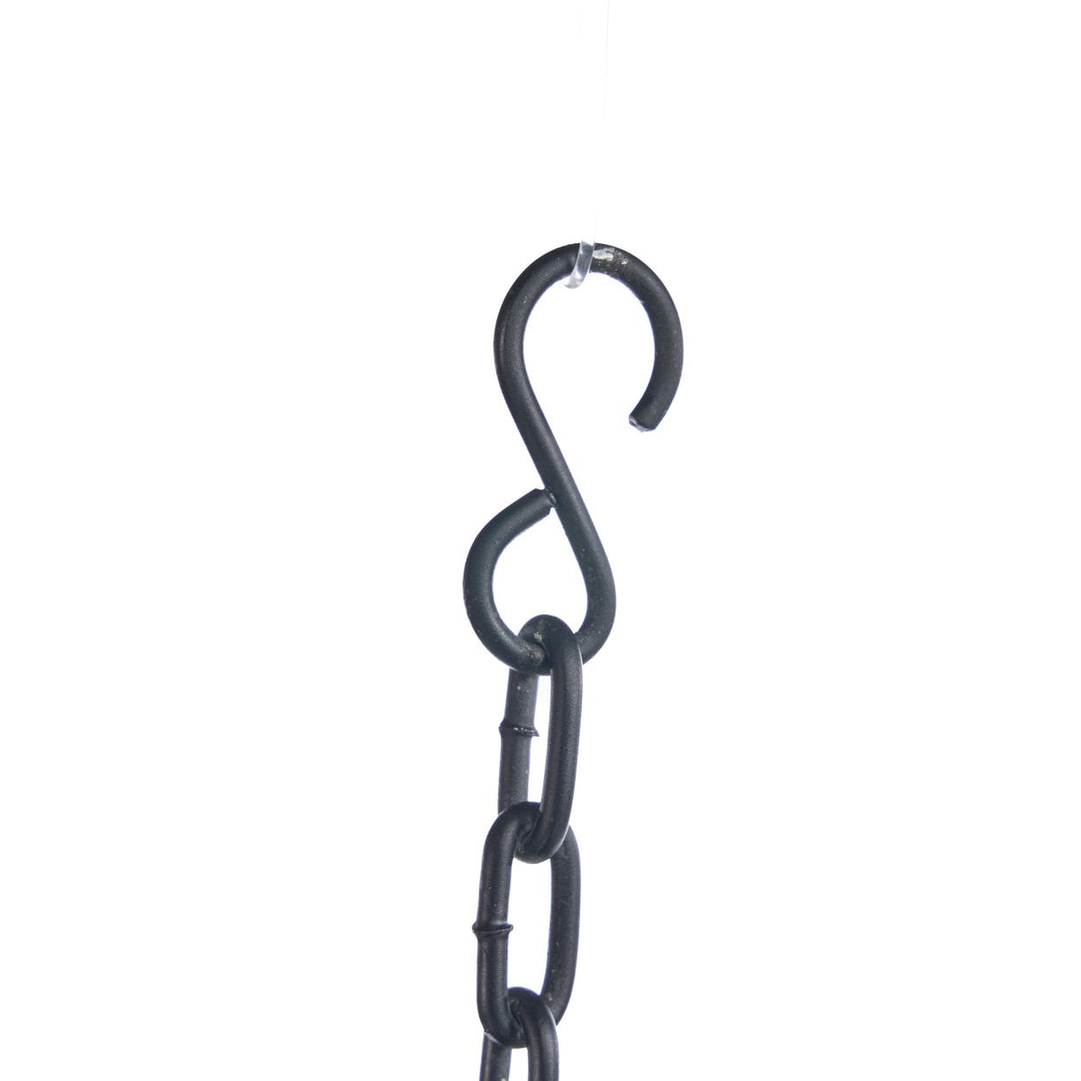 The Wooden Bead Dome Pendant - Black