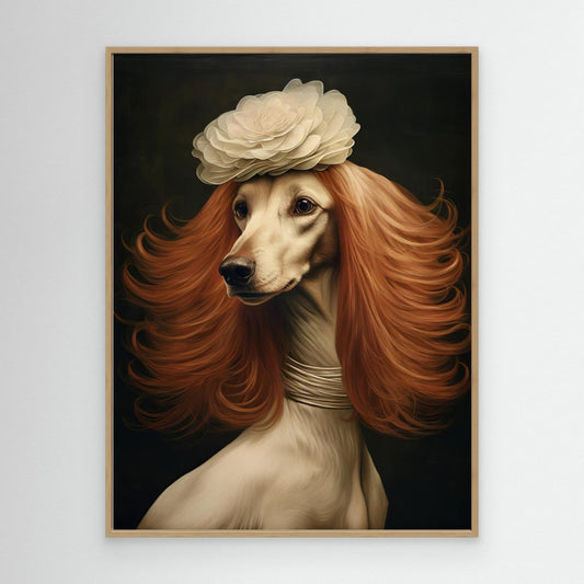 Human Dog 0002 2024 December Poster Dog Woman 6.jpg by Bilge Paksoylu