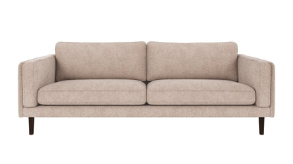 Braden 3-Seater Sofa – Brown Oak Legs