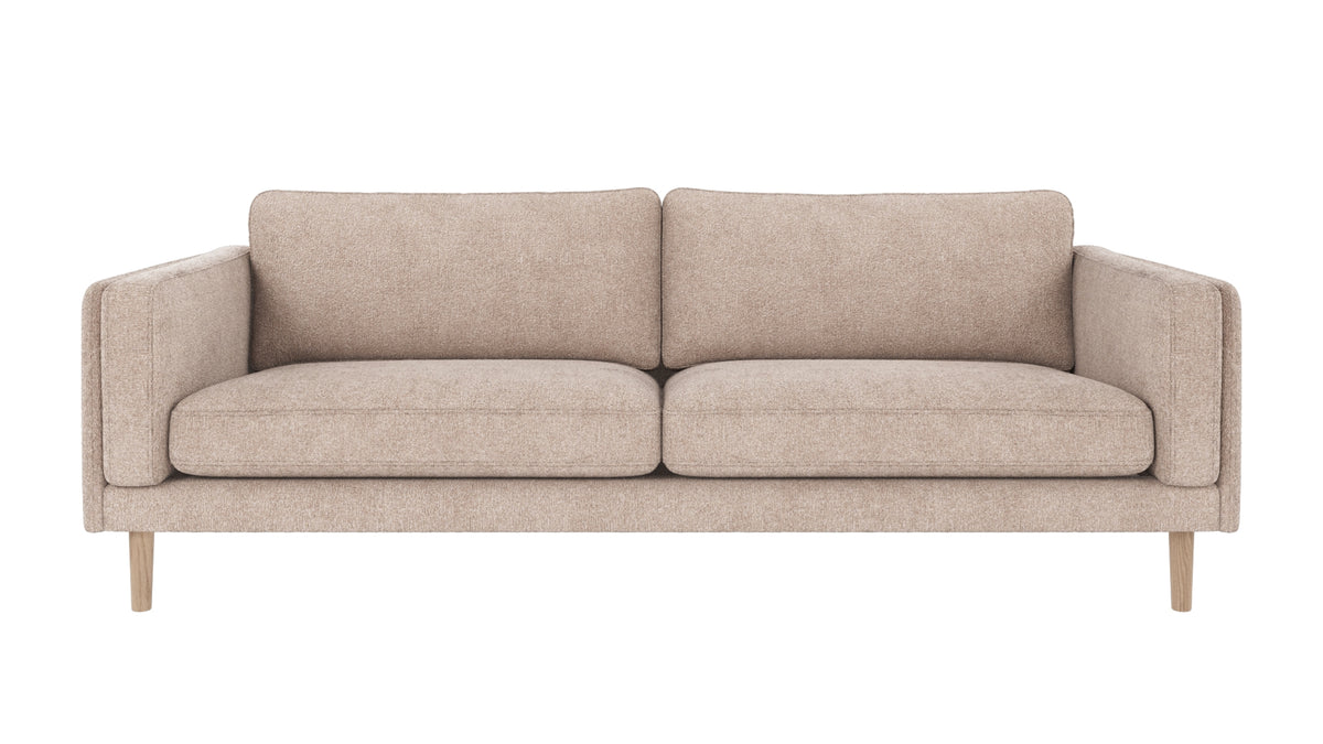 Braden 3-Seater Sofa – Whitewash Oak Legs