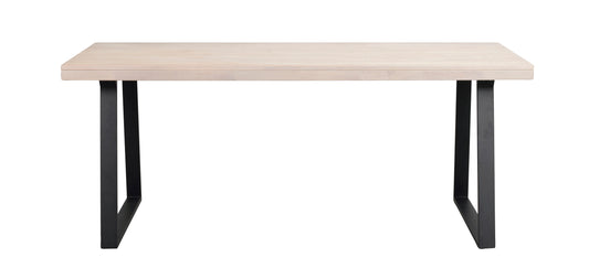 BROOKLYN U Legs Dining Table 170CM/270CM – Whitewash oak / Standard Table