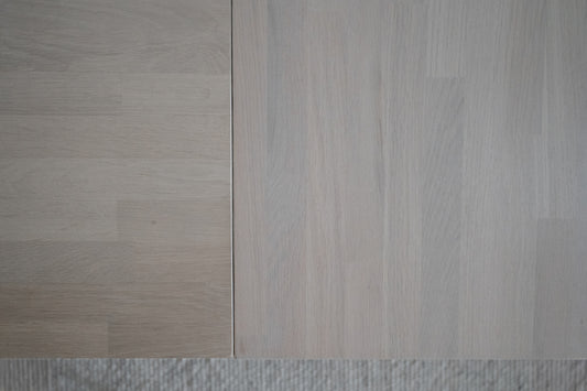 BROOKLYN Whitewashed Oak Dining Table 220/320CM – room setting