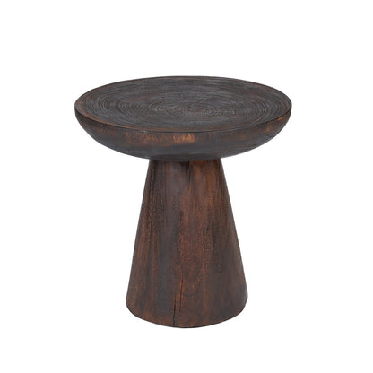 The Cone Alone Side Table - Dark Walnut