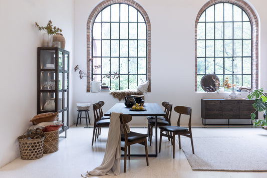 CASØ EMBLA Dining Table with Wooden Base 220CM